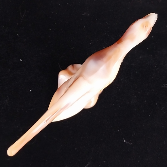 VINTAGE IMPERIAL GLASS CARAMEL SLAG MALLARD DUCK with WINGS UP - Picture 4 of 7